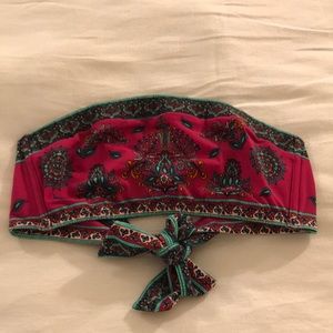 Victoria’s Secret multi color bandeau bikini top